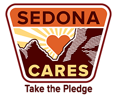 Sedona Cares Pledge badge