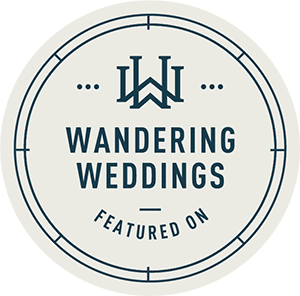 Featured on Wandering Weddings