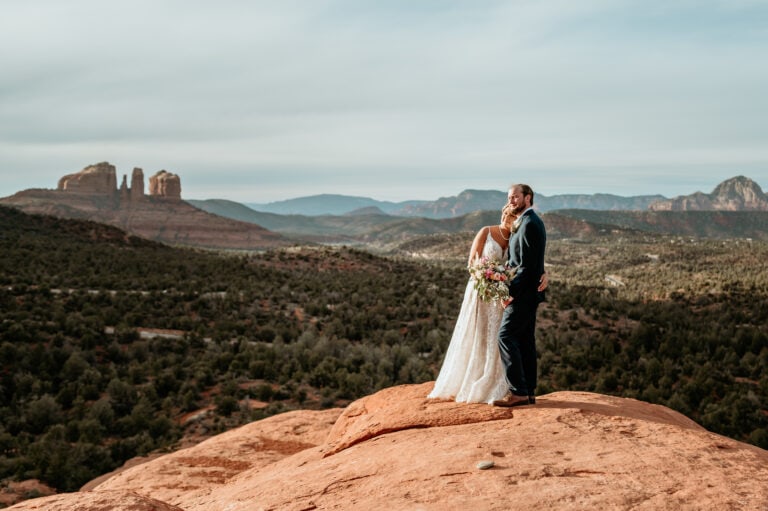Madison & Charlie’s February Sedona Elopement with Family