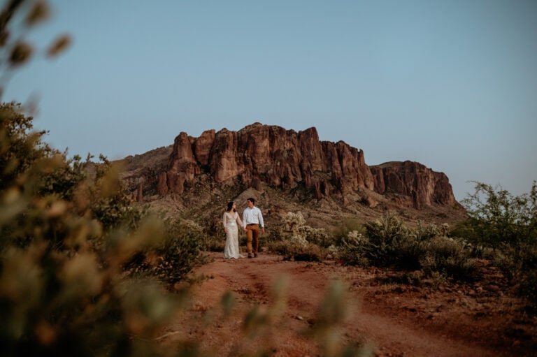 Rosa & Tanner’s Superstition Mountains Elopement