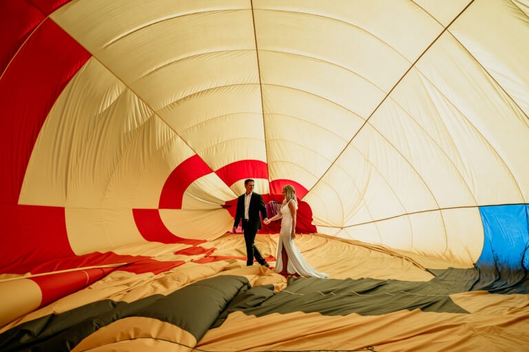 Kim & Scott’s  Hot Air Balloon Sedona Elopement
